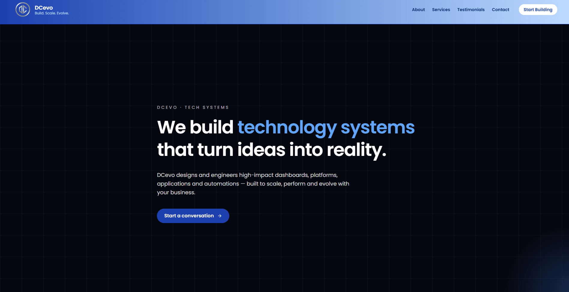 DCevo project