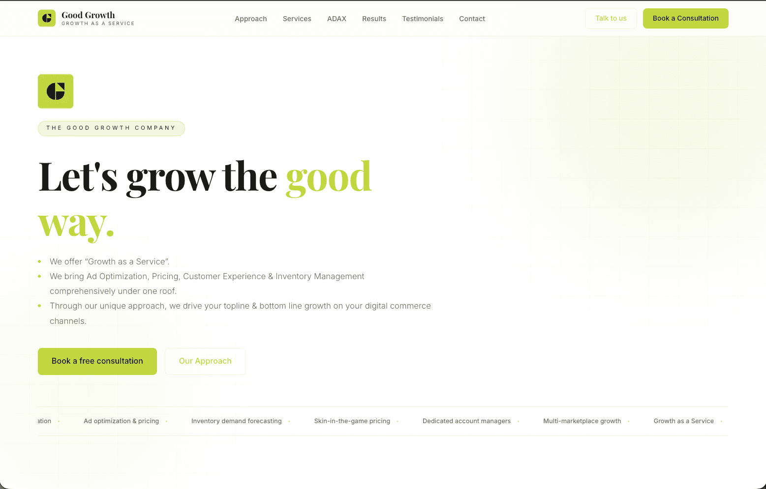 The Good Growth Company project